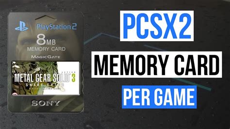 pcsx2 memory card per game.